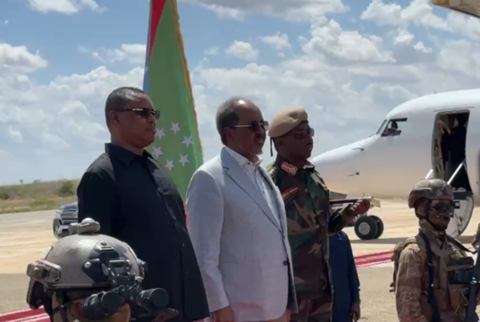 Madaxweynaha JFS ayaa Soo gaaray Magaalada Baydhabo