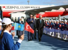 Madaxweynaha oo gaaray Dalka Kazakhstan si uu uga qeyb galo shir madaxeedka Turkiga.