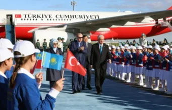 Madaxweynaha oo gaaray Dalka Kazakhstan si uu uga qeyb galo shir madaxeedka Turkiga.