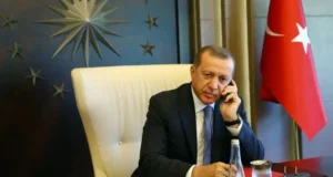 Madaxweynaha Turkiga oo Si Adag uga Hadlay Nabadda Bariga Dhexe