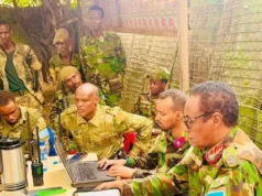 Magaalada Baydhabo oo kulan ku yeeshen Saraakiisha Militeriga Soomaaliya.