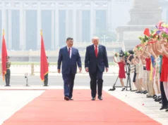 Trump says looking forward to “big discussion” with President Xi.