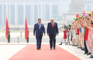 Trump says looking forward to “big discussion” with President Xi.