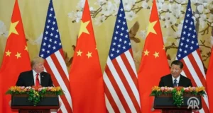 Madaxweyne Trump oo gaaray xarunta shirarka Qaranka ee Dalka Shiinaha.