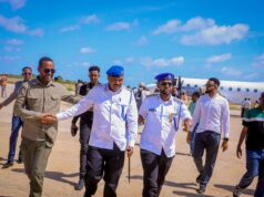 Sawiro;-Taliyaha Hogaanka Nabadgelyada Wadooyinka Boliiska Soomaaliyeed oo Gaaray Baydhabo