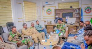 Sawiro;-Guddoomiyaha Baydhabo oo Ka Qeybgalay Shir Lagu Adkeynayo Amniga Koonfur Galbeed