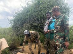 Sawiro;-Ciidanka Booliiska Birmadka oo la wareegay xero ay deganaayeen Daraawiishta Baydhabo