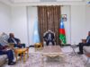 Sawiro;-Hoggaamiye Sheekh Aadan Madoobe oo Muqdisho kulan kula yeeshay ku-xigeenka Ergeyga Midowga Afrika