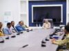 Sawiro :-Guddiga Qaban-Qaabada Caleema-Saarka Hoggaamiyaha Koonfur Galbeed oo la kulmay Saraakiisha Amniga