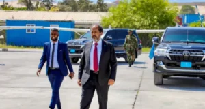 Madaxweynaha Jamhuuriyadda Federaalka Soomaaliya, Xasan Sheekh Maxamuud ayaa ku wajahan Magaalada Jowhar