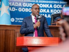 Sawiro;-Aadan Xasan Maxamed oo loo doortay Guddoomiye Ku-xigeenka Koowaad ee Baarlamaanka Koonfur Galbeed