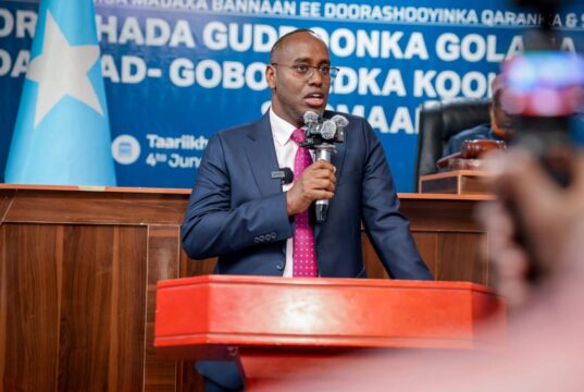 Sawiro;-Aadan Xasan Maxamed oo loo doortay Guddoomiye Ku-xigeenka Koowaad ee Baarlamaanka Koonfur Galbeed