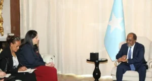 MW Xasan Sheekh iyo Midowga Afrika oo ka wadahadlay xaalka Soomaaliya.