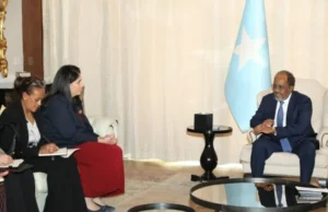 MW Xasan Sheekh iyo Midowga Afrika oo ka wadahadlay xaalka Soomaaliya.