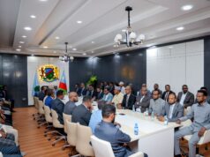 Sawiro;-Hoggaamiyaha Koonfur Galbeed oo Kulan La Qaatay Wasiirrada Cusub