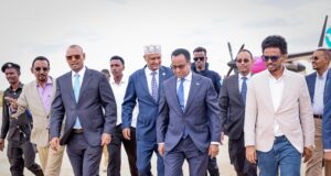 Sawiro;-Musharraxa Guddoomiyaha Golaha shacabka BFS ahna wasiirka arrimaha dibadda oo si diirran loogu soo Dhaweeyay Baydhabo