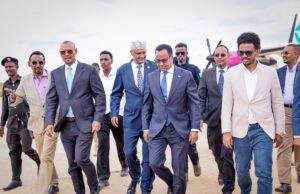 Sawiro;-Musharraxa Guddoomiyaha Golaha shacabka BFS ahna wasiirka arrimaha dibadda oo si diirran loogu soo Dhaweeyay Baydhabo