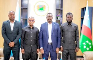Sawiro;-Guddoomiyaha Golaha Wakiillada Koonfur Galbeed Oo Qaabilay Guddoomiye Ku-xigeenka Arrimaha Bulshada Degmada Wanlaweyn