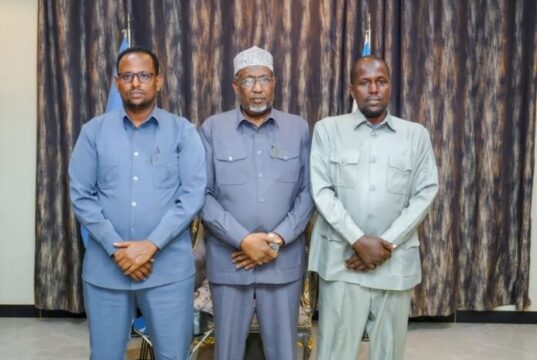 Hoggaamiyaha Koonfur Galbeed oo la kulmay Guddoomiyihii hore ee Deegaanka Awdiinle oo ka Goostay Lafta gareen.