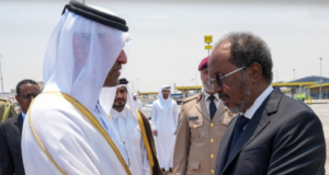 Madaxweyne Xasan Sheekh oo gaarey dalka Qadar