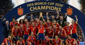 Xulka Spain oo qaadday Koobka Adduunka 2026. kadib karkii hal iyo ebar kaga adkaatay Xulka Argentina.