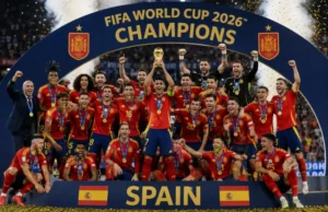 Xulka Spain oo qaadday Koobka Adduunka 2026. kadib karkii hal iyo ebar kaga adkaatay Xulka Argentina.
