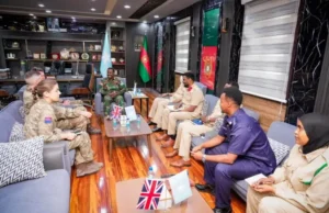 Taliyaha Ciidanka XDS ayaa kulan la qaatay Taliyaha Howlgallada Dowladda UK Ee Soomaaliya.