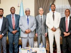 Sawiro;-Hoggaamiyaha Koonfur Galbeed oo Muqdisho ku qaabilay Mas’uuliyiin ka tirsan Qaramada Midoobay