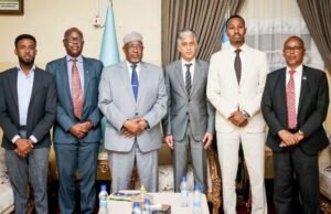 Sawiro;-Hoggaamiyaha Koonfur Galbeed oo Muqdisho ku qaabilay Mas’uuliyiin ka tirsan Qaramada Midoobay