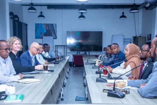 Sawiro;-Wasiiro ka tirsan Dowladda Gobaleedka Koonfur Galbeed oo kulan la qaatay Hay’adaha Qaramada Midoobay