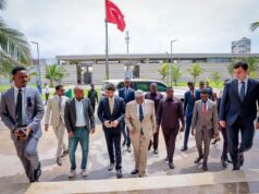 Sawiro;-Hoggaamiyaha Koonfur Galbeed oo la kulmay Safiirka Turkiga