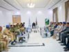 Sawiro;-Hoggaamiye Sheekh Aadan Madoobe oo Guddoomiyey Shirka amniga koonfur galbeed