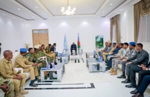 Sawiro;-Hoggaamiye Sheekh Aadan Madoobe oo Guddoomiyey Shirka amniga koonfur galbeed