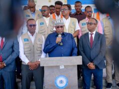 Sawiro;-Hoggaamiye Sheekh Aadan Madoobe oo Booqasho Shaqo ku Tagay Xarunta Hay’adda SoDMA ee Muqdisho