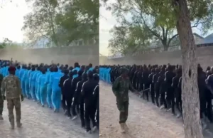 Dowladda Soomaaliya oo ciidamo Cusub ku tababareyso Gobolka Bakool.