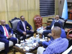Guddoomiyaha Golaha Shacabka oo La kulmay Safiirka Jabuuti u fadhiyo Soomaaliya.