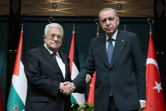 Madaxweynaha Turkiga oo la kulmay dhigiisa Falastiin