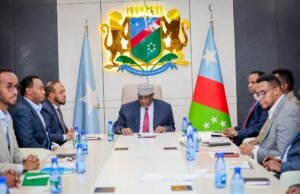 Sawiro;-Hoggaamiyaha Koonfur galbeed oo Guddoomiyey Shirka Golaha Wasiirada