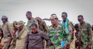 Sawiro;-Wasiirka Amniga Koonfur Galbeed oo Kormeeray Xarumaha Cusub ee Ciidamada
