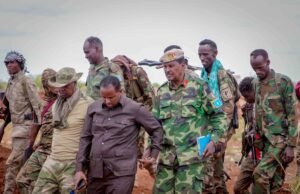 Sawiro;-Wasiirka Amniga Koonfur Galbeed oo Kormeeray Xarumaha Cusub ee Ciidamada
