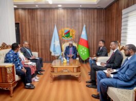 Sawiro;-Hoggaamiyaha Koonfur Galbeed oo Qaabilay Madaxa WFP Soomaaliya