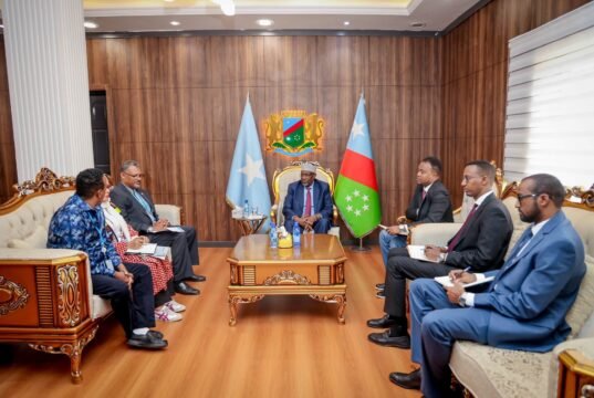 Sawiro;-Hoggaamiyaha Koonfur Galbeed oo Qaabilay Madaxa WFP Soomaaliya