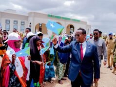 Sawiro;-Madaxweyne Cali Guudlaawe oo Dib Ugu Soo Laabtay Jowhar