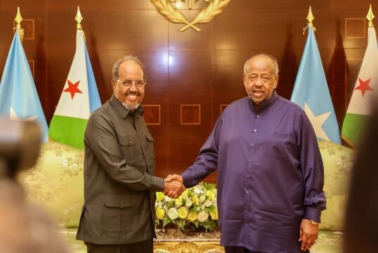 Madaxweyne Xasan Sheekh oo gaarey dalka Jabuuti