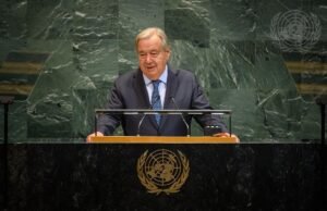 Antonio Guterres “Aan u midowno Nabadda, Karaamada, Caddaaladda & Bani aadamnimada”