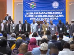 Sawiro;-Xildhibaannada cusub ee Golaha Wakiillada Hirshabelle oo la dhaariyey, Guddoomiye Ku-meel-gaar ahna doortay