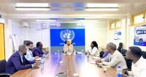 Wasiirka Qoyska iyo Horumarinta Xuquuqul Insaanka oo kormeertay xafiiska OHCHR ee Muqdisho