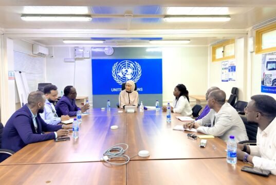 Wasiirka Qoyska iyo Horumarinta Xuquuqul Insaanka oo kormeertay xafiiska OHCHR ee Muqdisho