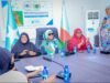 Guddoomiyaha Ururka Haweenka Degmada Baydhabo oo ka Qayb-gashay Kulan lagu Taageerayay Ciidamada Qalabka Sida