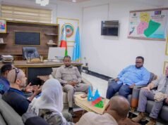 Wasiirka Amniga Koonfur Galbeed oo Baydhabo kula kulmay Madaxa UNDSS Soomaaliya